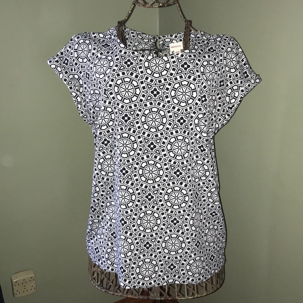 Merona Patterned Blouse - Size M